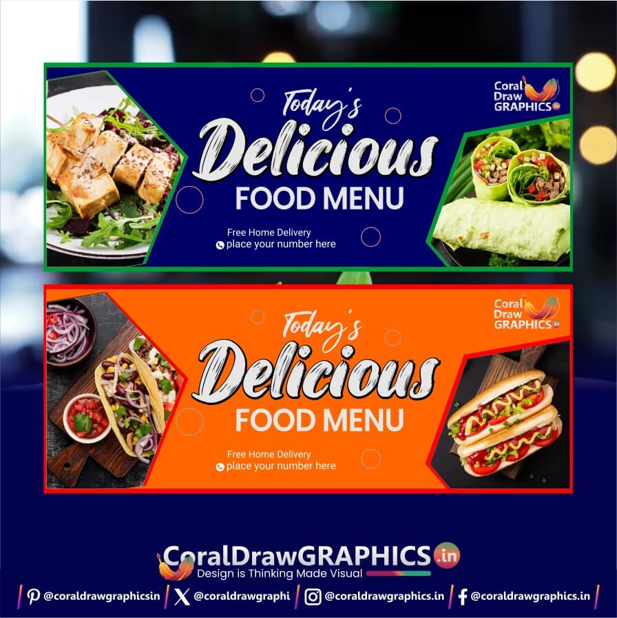 Free Delicious Food Restaurant Banner Download