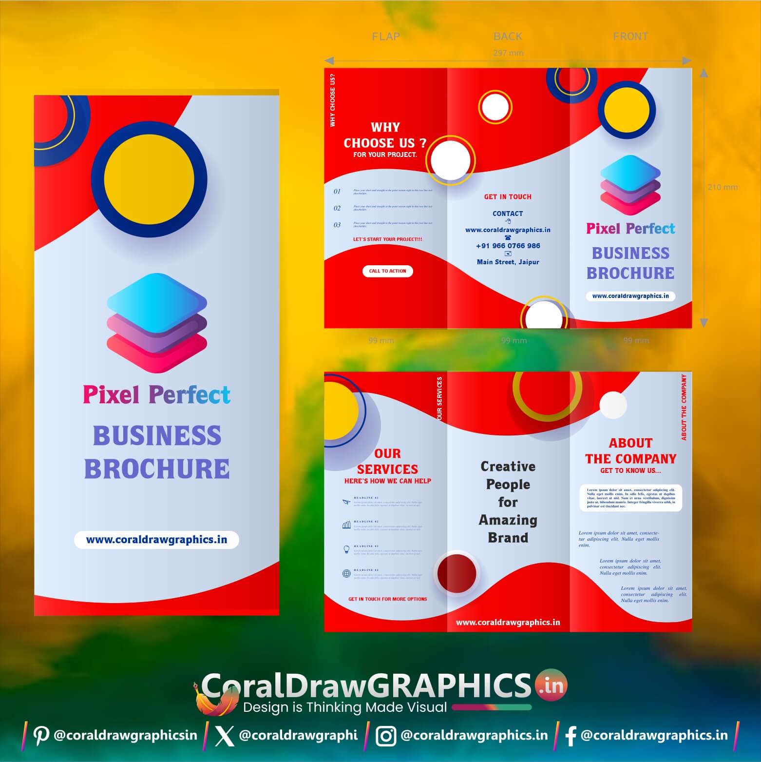 ProductDescription: Three Fold Brochure Editable Templates Free Download Output: Three Fold Brochure, Editable Templates, Free Download