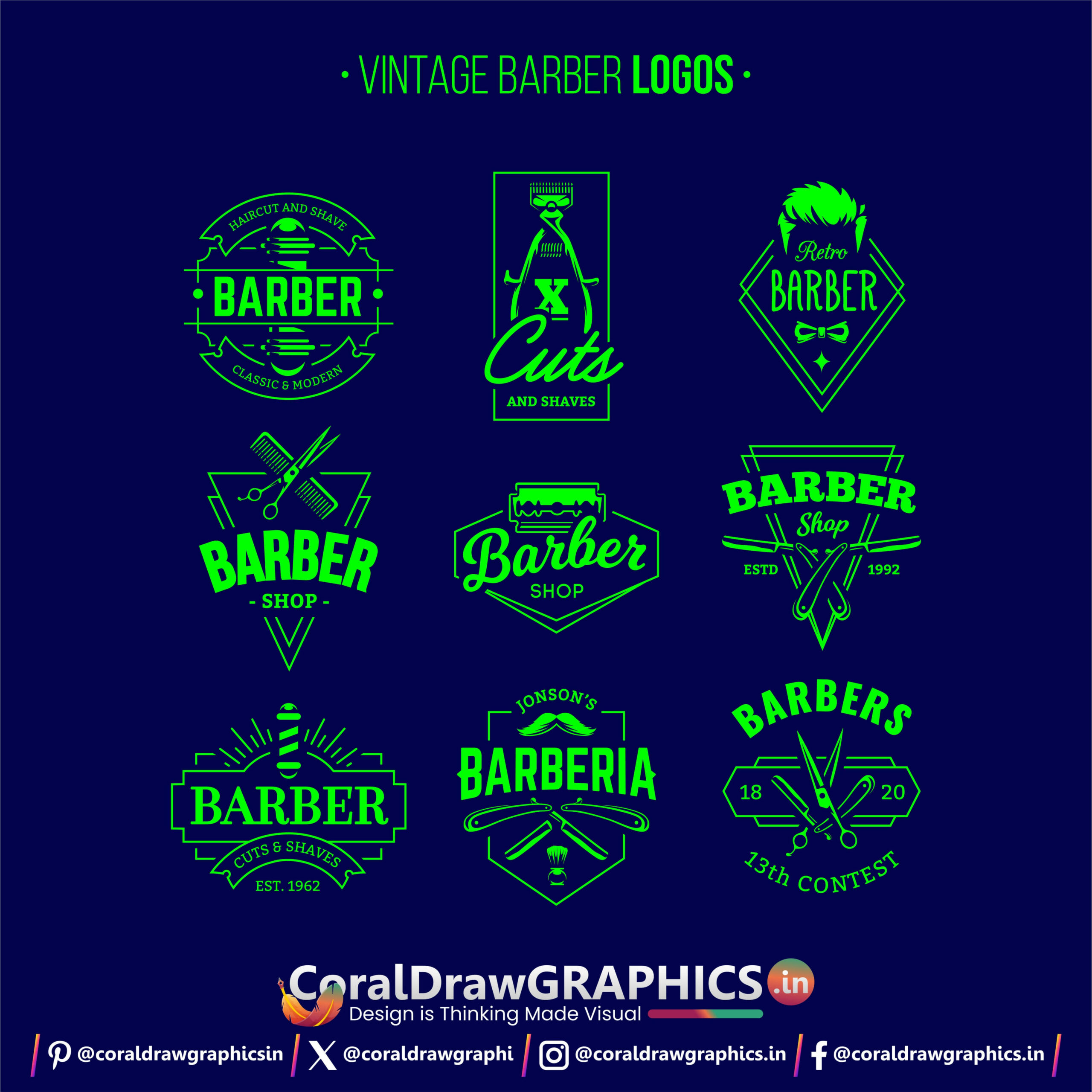 #VintageBarber, #BarberShop, #RetroStyle, #OldSchoolBarber, #ClassicCuts, #BarberLife, #Grooming, #VintageLogo, #BarberShopLogo, #TimelessStyle, #BarbershopDesign, #TraditionalBarbering, #GentlemansCut, #BarberCulture, #OldFashioned, #LogoDesign, #BarberArt, #ClassicBarber, #RetroVibes, #HeritageStyle